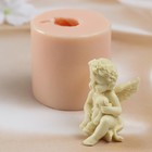 Молд силиконовый "Ангел с мишкой"  6,5х6,5х6,3 см (издел. 6х4,2х3,4 см) - Фото 4