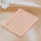 Молд "Коврик Соты,  свеча из вощины" 8х6,7х0,8 см - фото 22997482