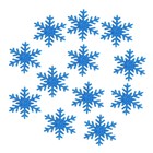 Декор «Снежинки» на клеевой основе, набор 12 шт. - фото 320329085