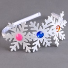 Ободок новогодний карнавальный «Снежинки» со стразами 10082773 Ободок новогодний карнавальный «Снежинки» со стразами 10082773