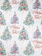 Бумага упаковочная новогодняя крафт белый «С Новым годом!», 50×70 см - Фото 2