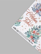 Бумага упаковочная новогодняя крафт белый «С Новым годом!», 50×70 см - Фото 4