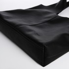 Сумка женская TEXTURA, шопер, большой размер, цвет чёрный - Фото 3