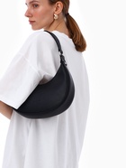 Сумка женская багет TEXTURA на молнии, 28×6.5×15 см, чёрная - Фото 13