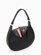 Сумка женская багет TEXTURA на молнии, 28×6.5×15 см, чёрная - Фото 12