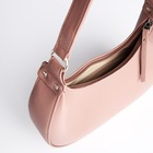 Сумка женская багет TEXTURA на молнии, 28×6.5×15 см, тёмно-бежевая - Фото 7