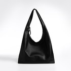 Сумка женская TEXTURA, мешок, большой размер, цвет чёрный - Фото 1