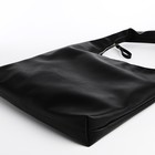 Сумка женская TEXTURA, мешок, большой размер, цвет чёрный - Фото 3