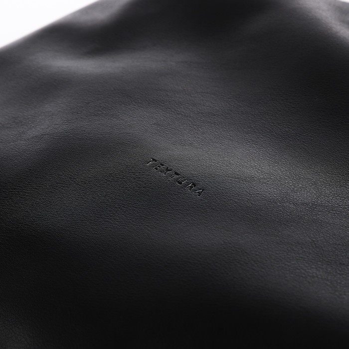 Сумка-мешок TEXTURA на молнии, цвет чёрный