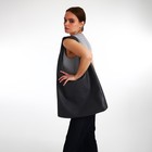Сумка женская TEXTURA, мешок, большой размер, цвет серый - фото 320696414