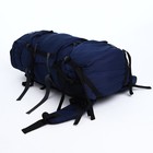 Рюкзак туристический, Taif, 80 л, отдел на шнурке, 2 наружных кармана, цвет синий - Фото 4