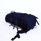 Рюкзак туристический, 90 л, отдел на шнурке, 2 наружных кармана, цвет синий - фото 7632172