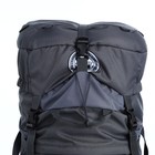 Рюкзак туристический, 100 л, отдел на шнурке, 2 наружных кармана, цвет серый - фото 7632205