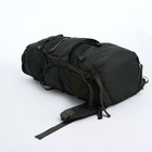 Рюкзак туристический, 80 л, отдел на шнурке, 2 наружных кармана, цвет хаки - фото 7673813