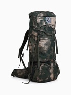 Рюкзак тактический туристический Taif, 80 литров, с поясным ремнём, с карманами, зелёный - Фото 2