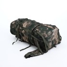 Рюкзак туристический, 80 л, отдел на шнурке, 2 наружных кармана, цвет зелёный/камуфляж - фото 7673829