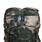 Рюкзак туристический, 80 л, отдел на шнурке, 2 наружных кармана, цвет зелёный/камуфляж - фото 7673830