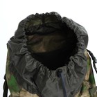Рюкзак туристический, Taif, 100 л, отдел на шнурке, 2 наружных кармана, цвет зелёный/камуфляж - Фото 8