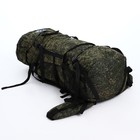 Рюкзак туристический, Taif, 80 л, отдел на шнурке, 2 наружных кармана, цвет зелёный - Фото 4