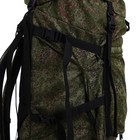 Рюкзак туристический, 100 л, отдел на шнурке, 2 наружных кармана, цвет зелёный - фото 7657958