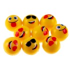 Мяч каучуковый «Смайлики», 3.2 см - Фото 2
