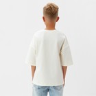 Футболка детская MINAKU: Bascetball kids, цвет молочный, рост 104 см - фото 46822657