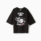 Футболка детская MINAKU: bascetball kids, цвет чёрный, рост 122 см - Фото 2