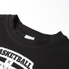 Футболка детская MINAKU: bascetball kids, цвет чёрный, рост 158 см - Фото 3