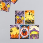 Бирка картон "Осень Хэллоуин Разное" набор 10 шт (5 видов) 4х6 см - фото 11256373