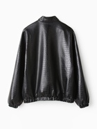 Жакет женский демисезонный MINAKU: Eco leather, чёрный, размер 42 - Фото 17
