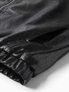 Жакет женский демисезонный MINAKU: Eco leather, чёрный, размер 42 - Фото 10
