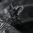 Бомбер (жакет) женский MINAKU: Eco leather цвет черный, р-р 44 - Фото 10