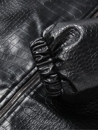 Жакет женский демисезонный MINAKU: Eco leather, чёрный, размер 46 - Фото 15