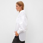 Блузка женская  MINAKU: Casual collection цвет белый, р-р 52 - Фото 4
