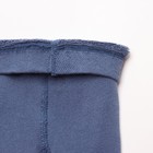 Колготки детские махровые, цвет деним, рост 98-104 - фото 806356150