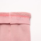 Колготки детские махровые, цвет пыльная роза, рост 92-98 см - фото 23079380
