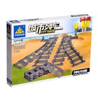 УЦЕНКА Конструктор ЖД «Рельсы со стрелками», 8 элементов - Фото 4