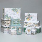 Набор новогодних подарочных коробок 15 в 1 «Чудеса случаются!», 12×6.5×4 см - 46.5×30×17.5 см - Фото 2