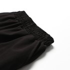 Брюки спортивные для мальчиков, цвет чёрный, рост 146 см - фото 23196231