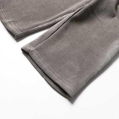 Брюки с начёсом для девочки, рост 98-104 см, серые