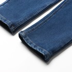 Джинсы для девочек, НАЧЁС, цвет синий, рост 158-164 см - фото 23196500