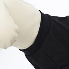 Одежда для собак. Комбинезон однотонный чёрный, L (ДС 39, ОШ 36-38, ОГ 60-62) - фото 23134744