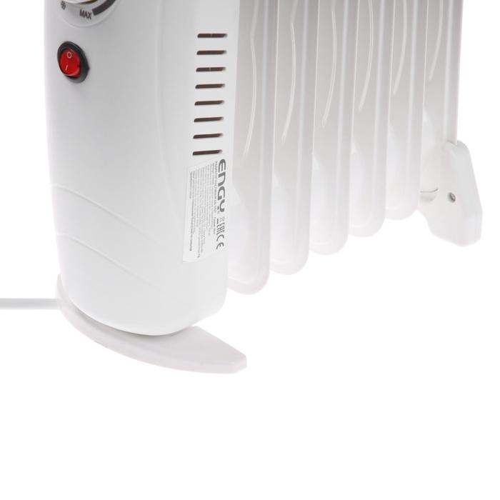 Обогреватель масляный ENGY EN-1707, 7 секций, напольный, 700 Вт, 7 м², белый - фото 51850740