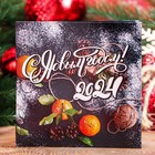 Шоколадная открытка «С Новым годом! 2024», 5 г х 2 шт - фото 109480732