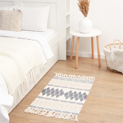 Коврик «Этель. Узоры», 60×90 см, хлопок 50%