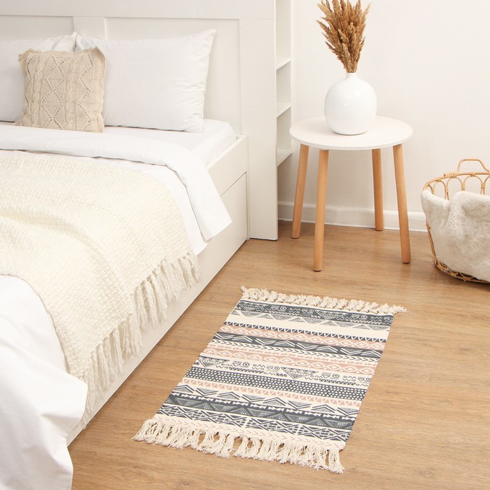 Ковёр «Этель. Эко», 60×150 см, хлопок 50% - Фото 1