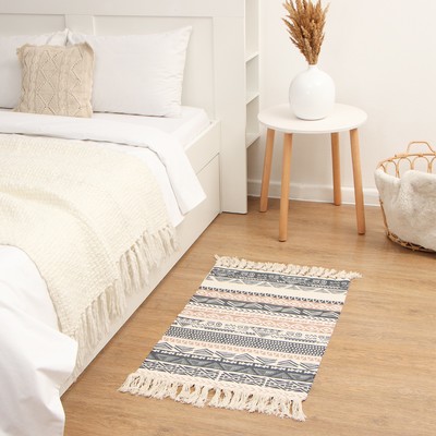 Коврик «Этель. Эко», 60×180 см, хлопок 50%