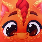 Подушка декоративная круглая «Дракоша», оранжевый - Фото 4