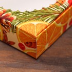 Коробка "Апельсиновая вечеринка" 11,5 х 11,5 х 3,2 см - Фото 4