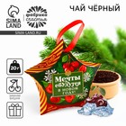 Чай новогодний чёрный «Мечты сбудутся в Новом году», вкус: зимняя вишня, 20 г - Фото 1